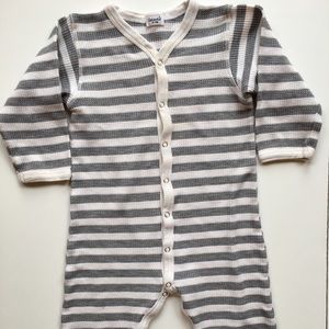 SPLENDID. Adorable grey white stripe sleeper